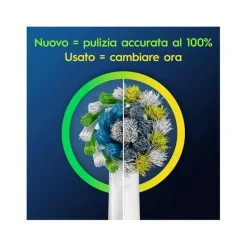 Oral-B Testine Di Ricambio Pro Cross Action 3 Pezzi