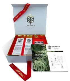 Organics Cosmetics Cofanetto Wellness Latte Corpo 250ml +Bagno Doccia 250ml+Spazzola