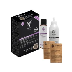 Organics Cosmetics Kit Tinta Per Capelli Organics Color 8/1 Biondo Chiaro Cenere
