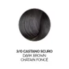 Organics Cosmetics Kit Tinta Per Capelli Organics Color 3/0 Castano Scuro