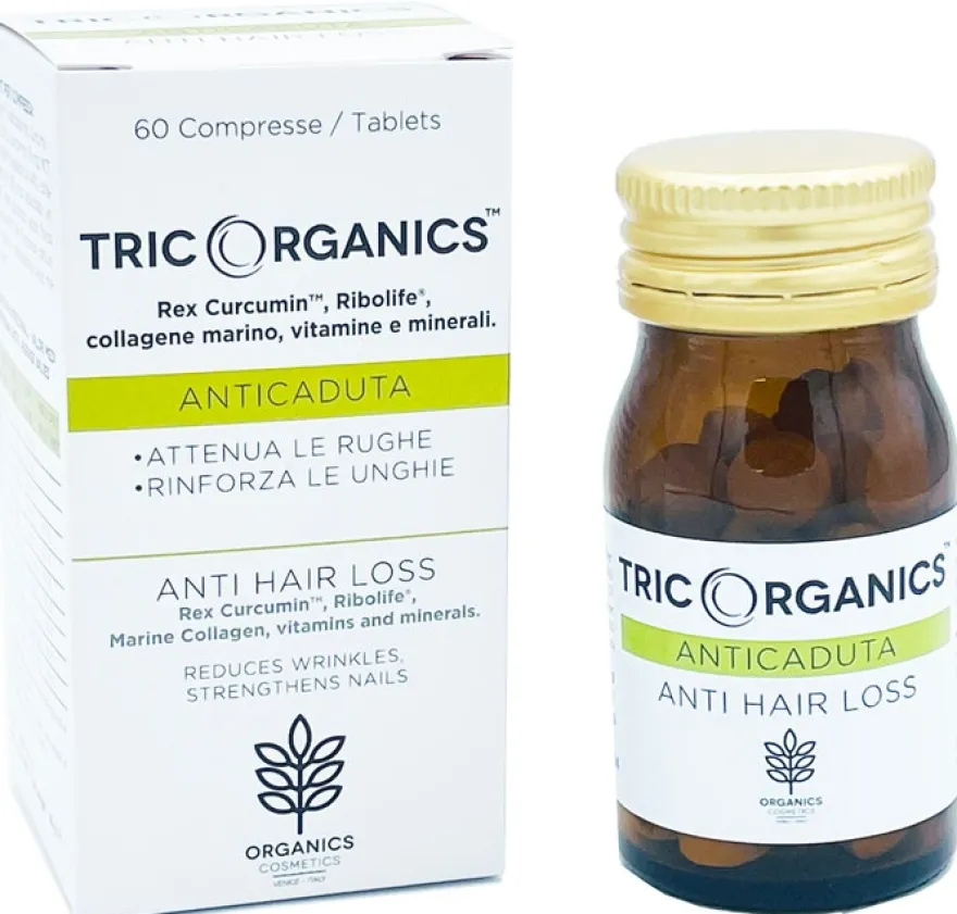 Organics Cosmetics Tricorganics Anticaduta 60 Compresse