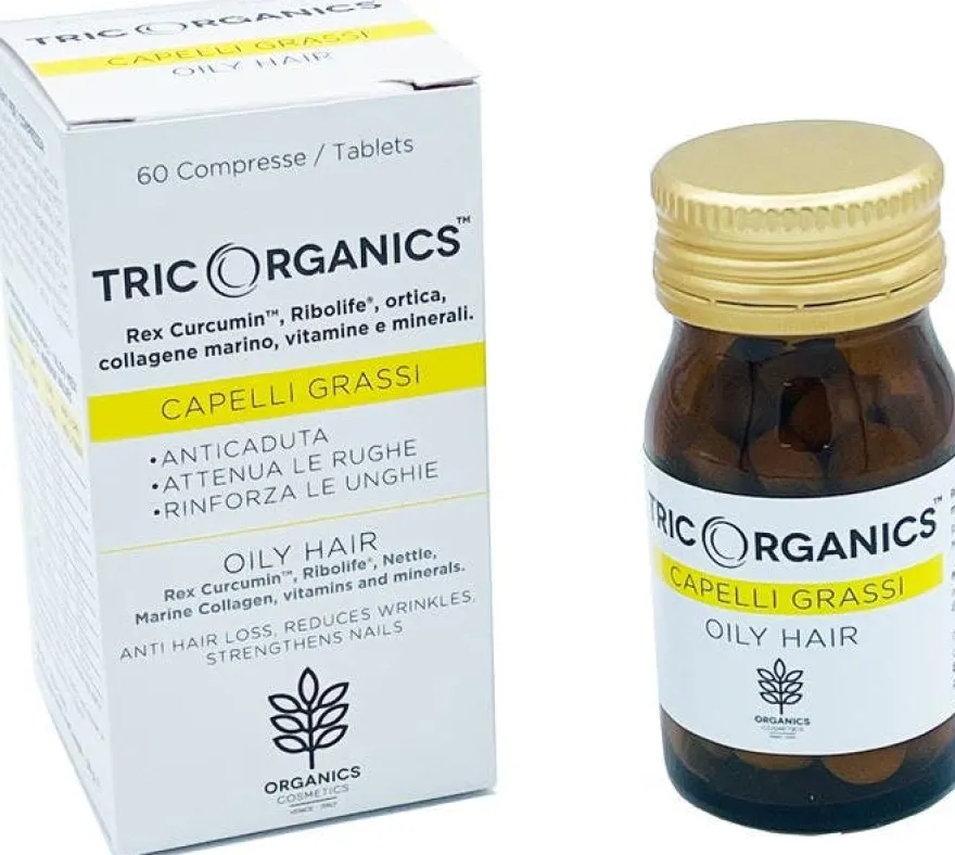 Organics Cosmetics Tricorganics Capelli Grassi 60 Compresse