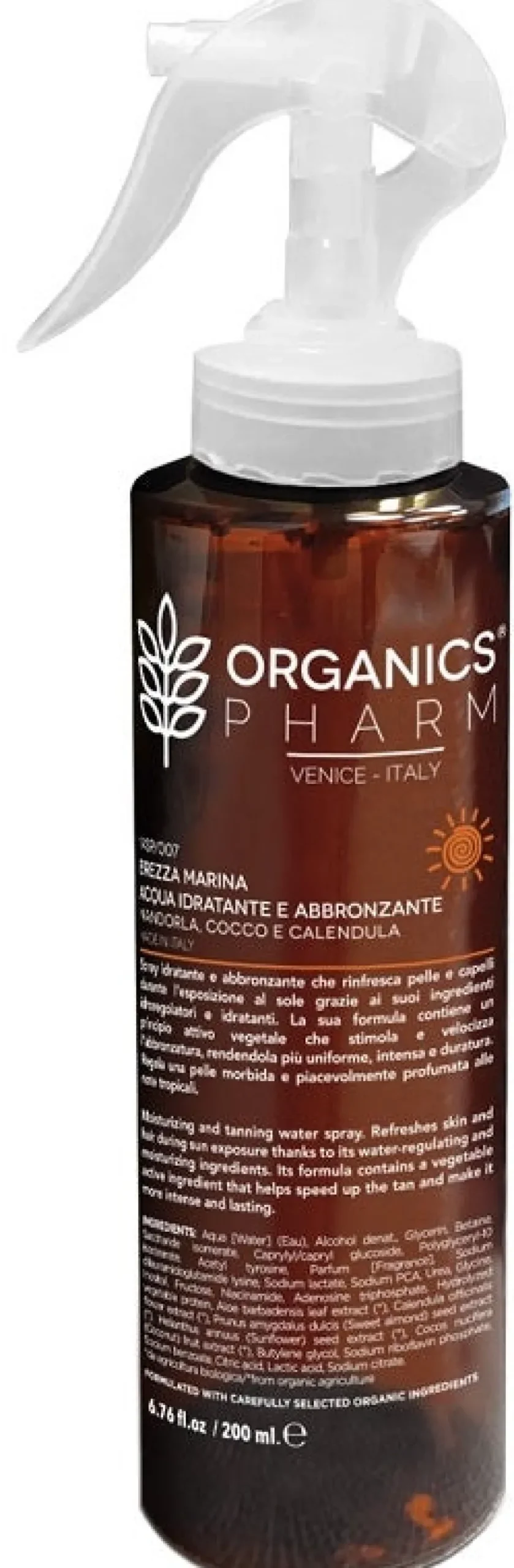 Organics Pharm Acqua Idratante Abbronzante 200ml