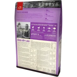 Orijen Puppy Large Crocchette Con Pollo E Tacchino Per Cani Cuccioli Taglia Grande Sacco 11,4kg