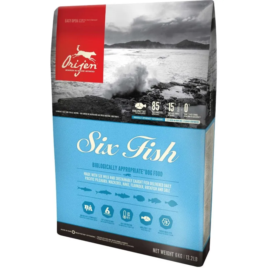 Orijen Six Fish Crocchette Di Pesce Per Cani Sacco 2kg