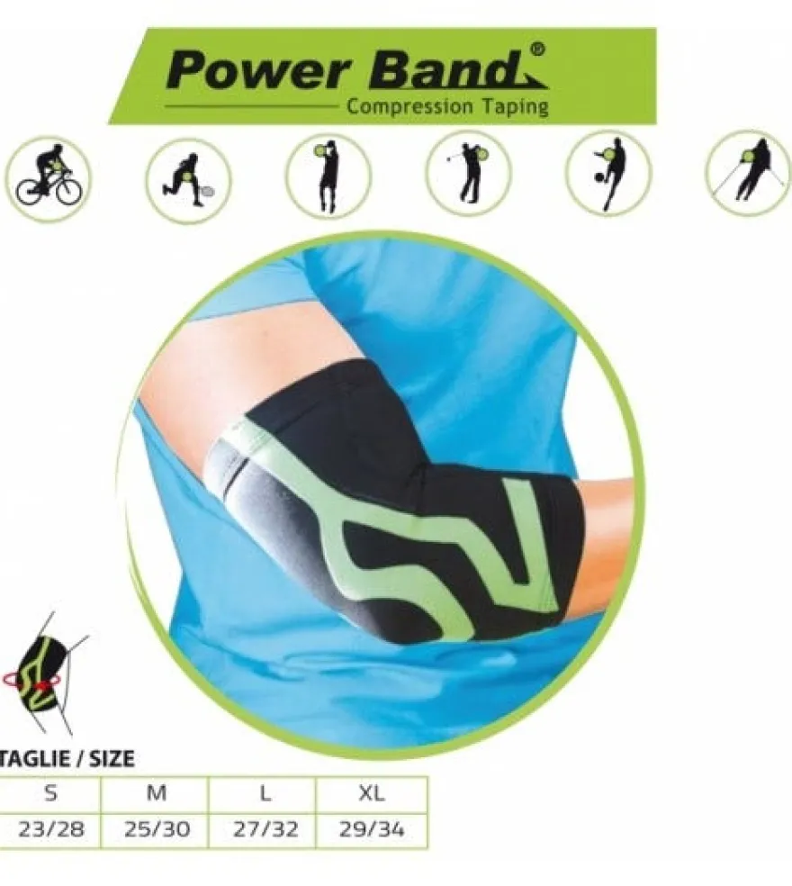 Orione Gomitiera Con Taping Integrato Power Band Nero XL