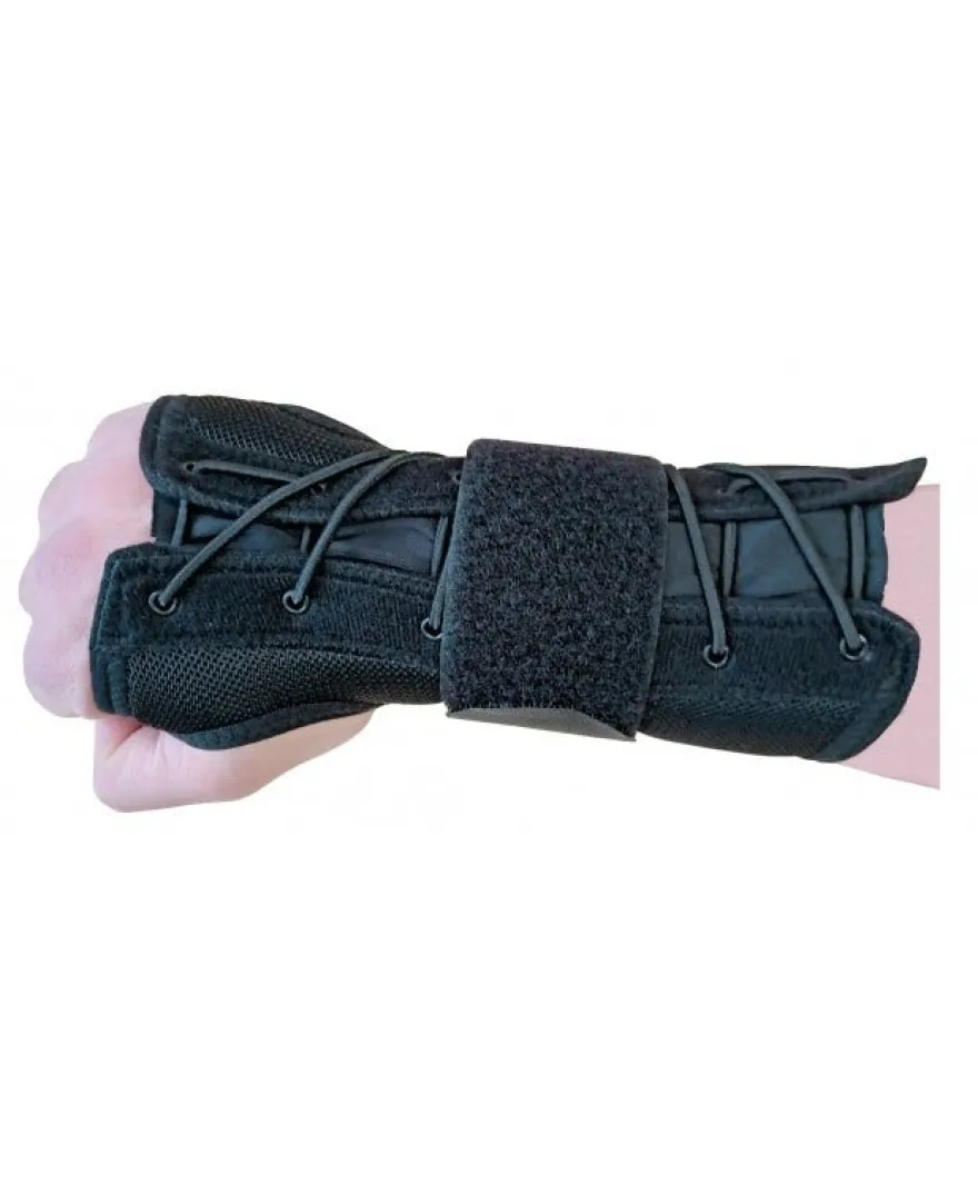 Orione 214 Polsiera Steccata Ambidestra Colore Nero Misura Medium 18-21cm