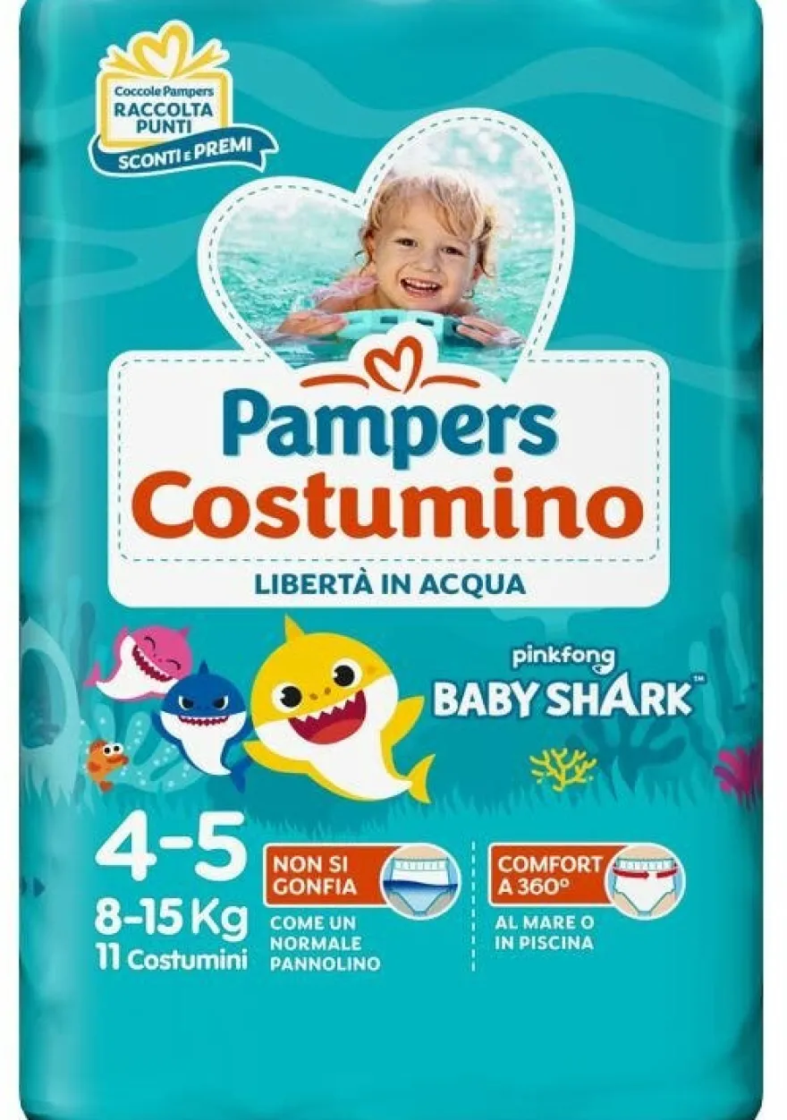 Pampers il Costumino Taglia 4-5 (8-15 kg) 11 Pezzi