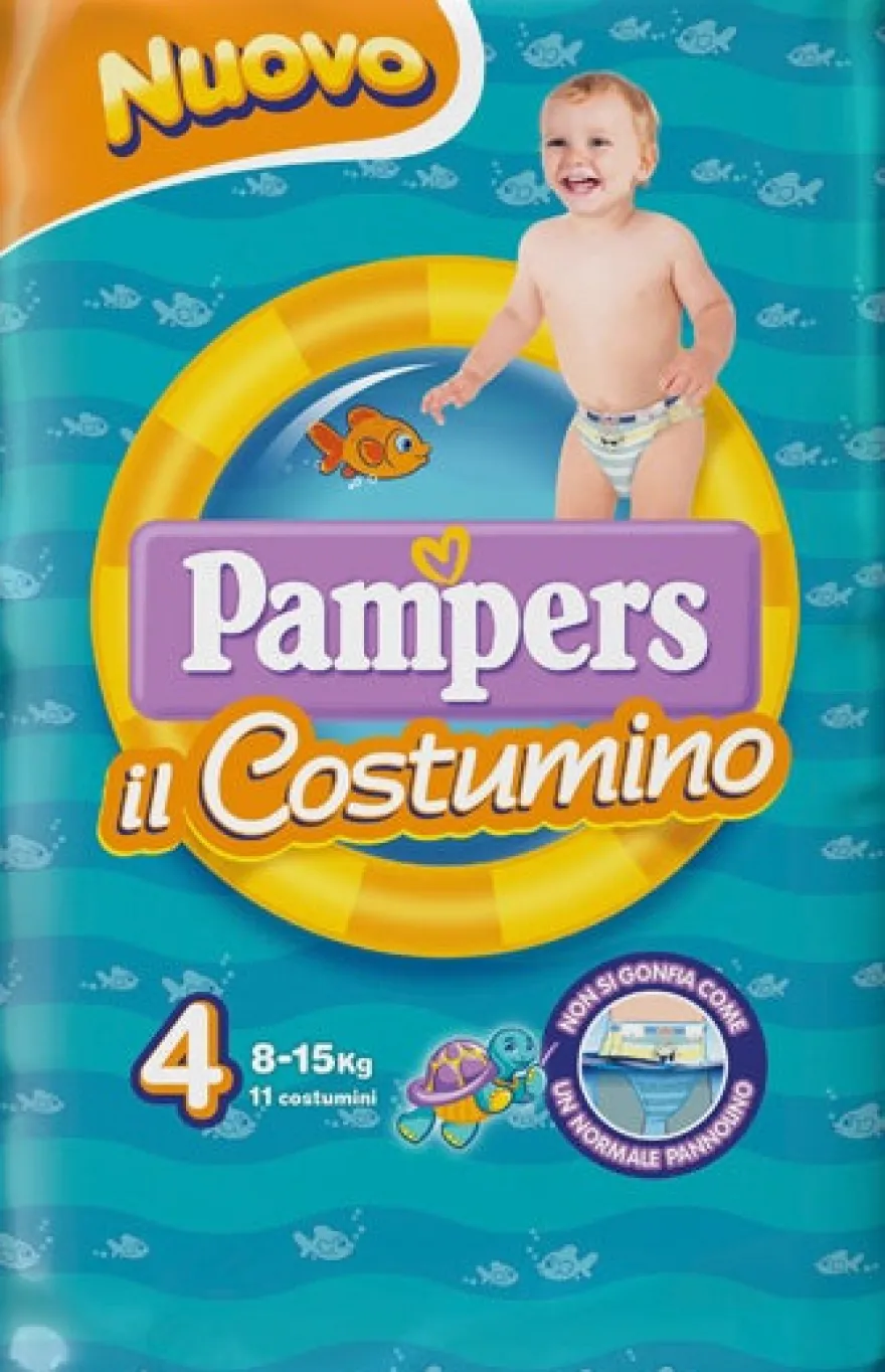 Pampers il Costumino Taglia 4-5 (8-15 kg) 11 Pezzi