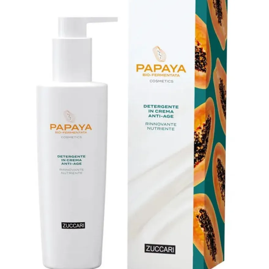 Papaya Cosmetics Detergente Crema Anti-Age Rinnovatore/Nutriente 200ml