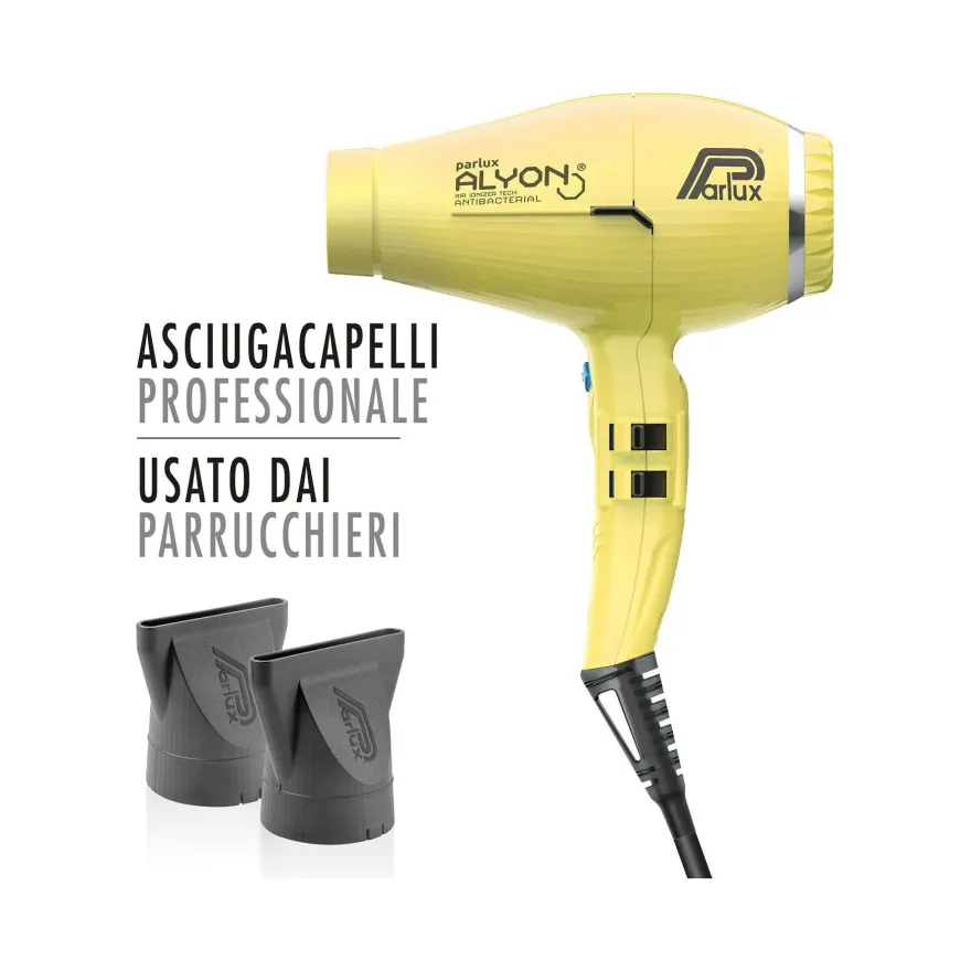 Parlux Asciugacapelli Professionale Alyon Giallo