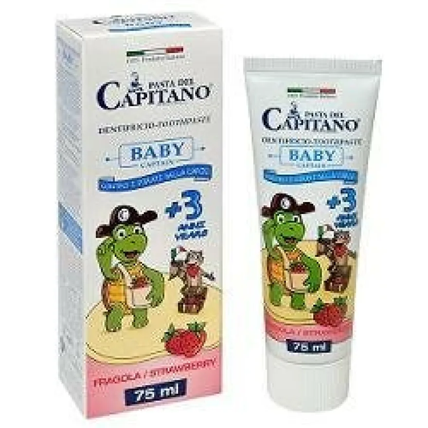 Pasta Del Capitano Dentifricio Baby Fragola 75ml