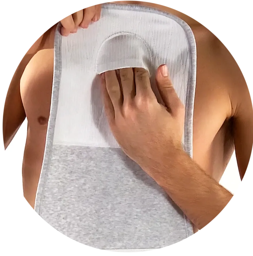 Pavis Fascia Lombare Self-care Colore Grigio Melange Cod. 549