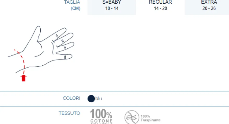 Pavis Immobilizzatore Del Polso Cod. 036