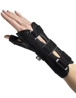 Pavis P-Fix + Polsiera Steccata Con Supporto Pollice Colore Nero Cod. 134
