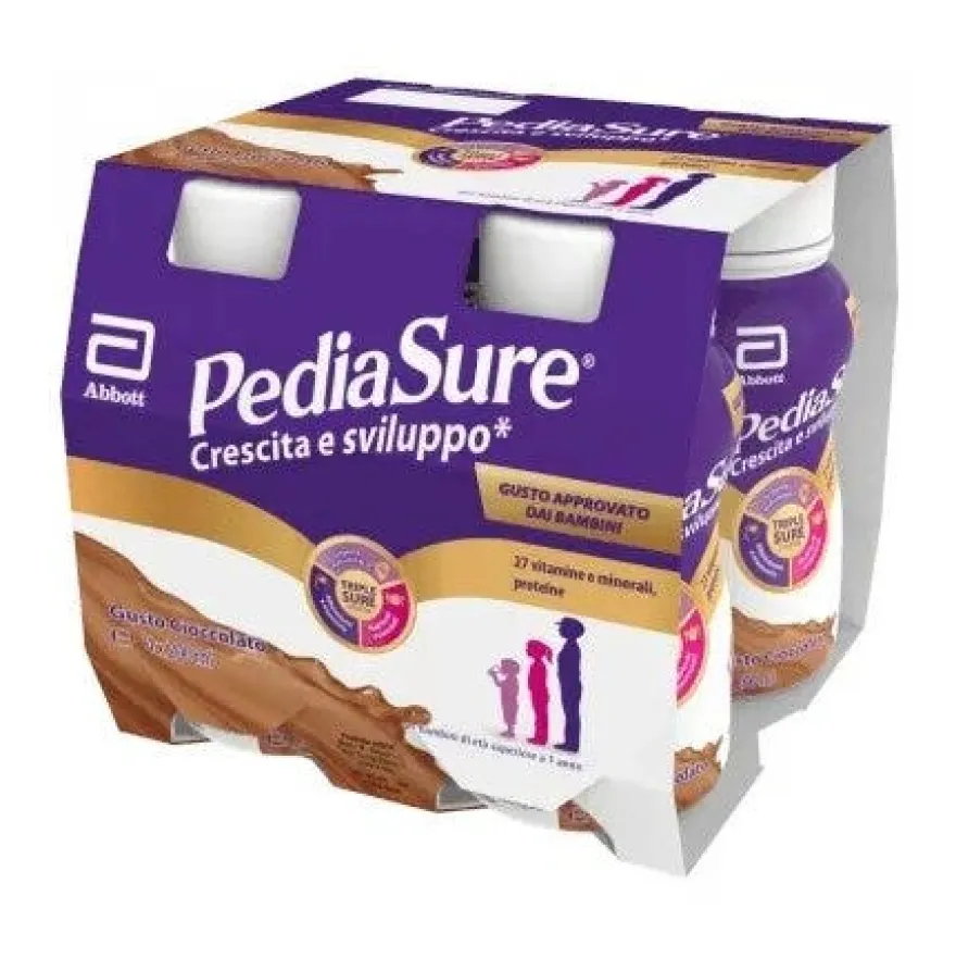Pediasure Crescita e Sviluppo Cioccolato 4x200ml