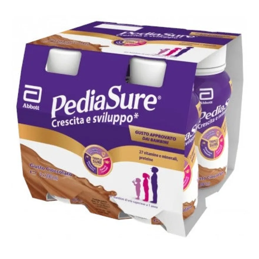 Pediasure Crescita e Sviluppo Cioccolato 4x200ml