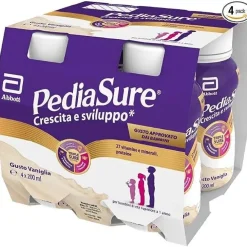 Pediasure Crescita e Sviluppo Vaniglia 4x200ml