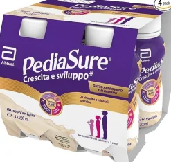 Pediasure Crescita e Sviluppo Vaniglia 4x200ml