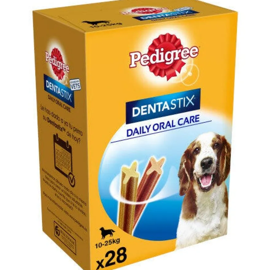 Pedigree Dentastix Snack Igiene Orale Cani Taglia Media 4 Confezioni Da 7 Snack