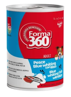Pet360 Forma360 Cibo Umido Pesce Blue Whitening E Riso Per Cani Adulti 400g