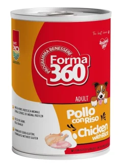 Pet360 Forma360 Cibo Umido Pollo E Riso Per Cani Adulti 400g