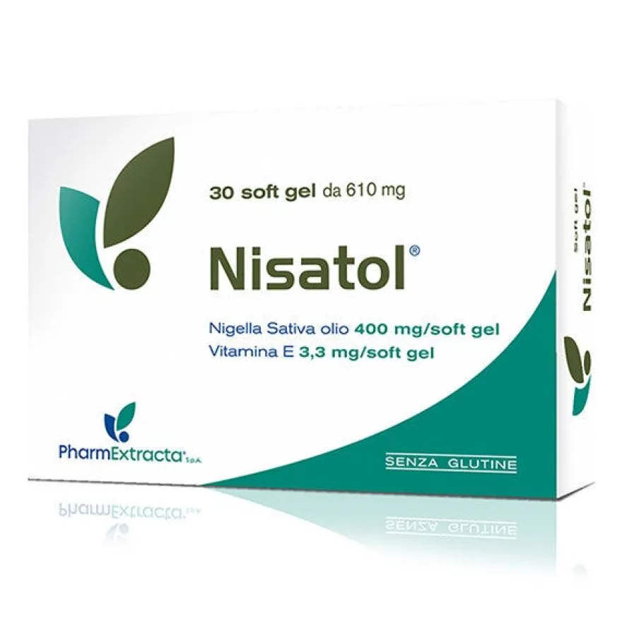 PharmExtracta Nisatol Integratore 30 Soft Gel