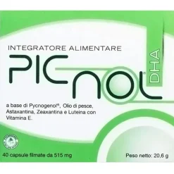 Picnol DHA Integratore 40 Capsule 21,11g