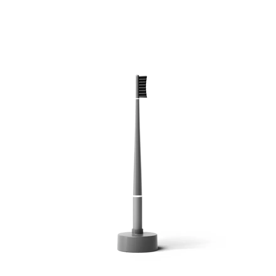 Piuma Toothbrush T03 + Base Soft Asphalt Grey