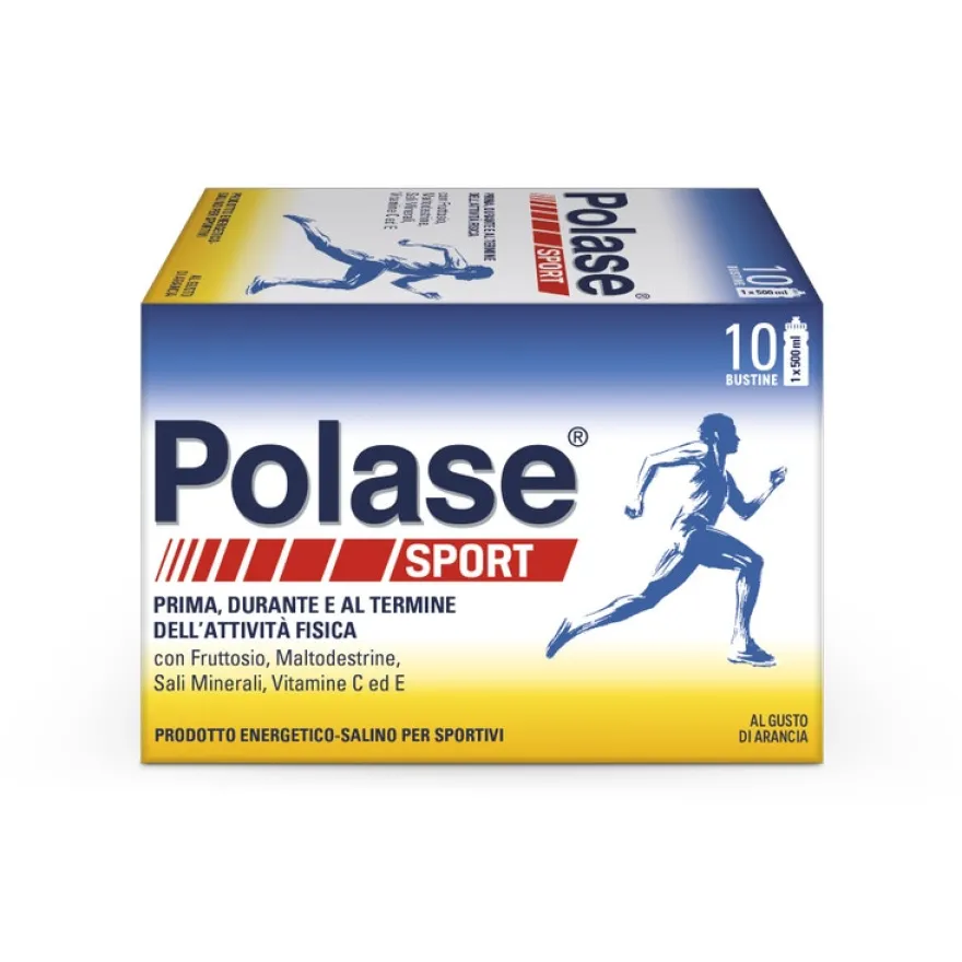 Polase Sport Magnesio E Potassio Integratore Alimentare Sali Minerali Vitamina E Vitamina C 10 Bustine