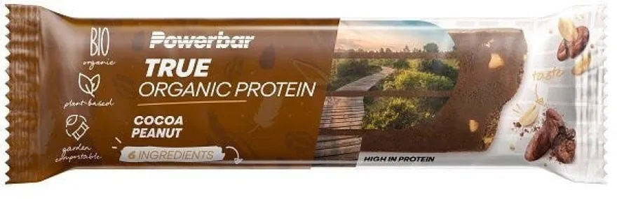 Powerbar True Organic Protein Barretta Cacao/Arachidi 45g