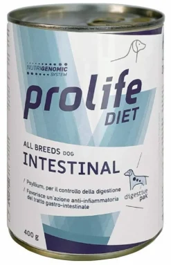 Prolife Diet Dog Intestinal All Breeds Cibo Umido Per Cani Lattina 400g