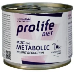 Prolife Diet Dog Metabolic Cibo Umido Per Cani Taglia Piccola Lattina 200g