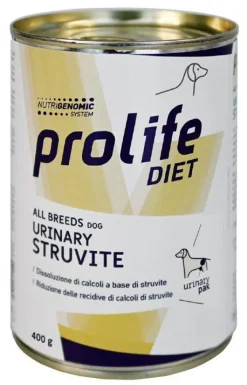 Prolife Diet Dog Urinary Struvite All Breeds Cibo Umido Per Cani Lattina 400g