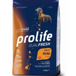Prolife Dog Dual Fresh Adult Mini Turkey Pork & Rice 2Kg