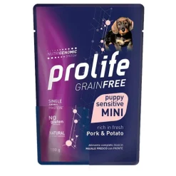 Prolife Dog Grain Free Puppy Pork&potato Mini Busta 100 g