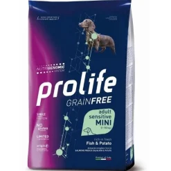 Prolife Dog Grain Free Sensitive Adult Fish & Potato Mini 600 g