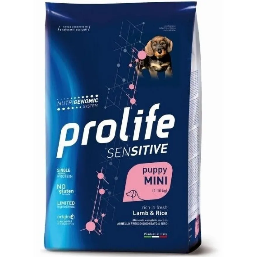 Prolife Dog Sensitive Puppy Mini Lamb & Rice 7Kg