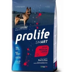 Prolife Dog Smart Adult Medium/Large Beef & Rice 2,5Kg