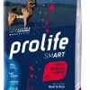 Prolife Dog Smart Beef & Rice Cibo Secco Per Cani Adulti Taglia Media/Grande Sacco 12 Kg