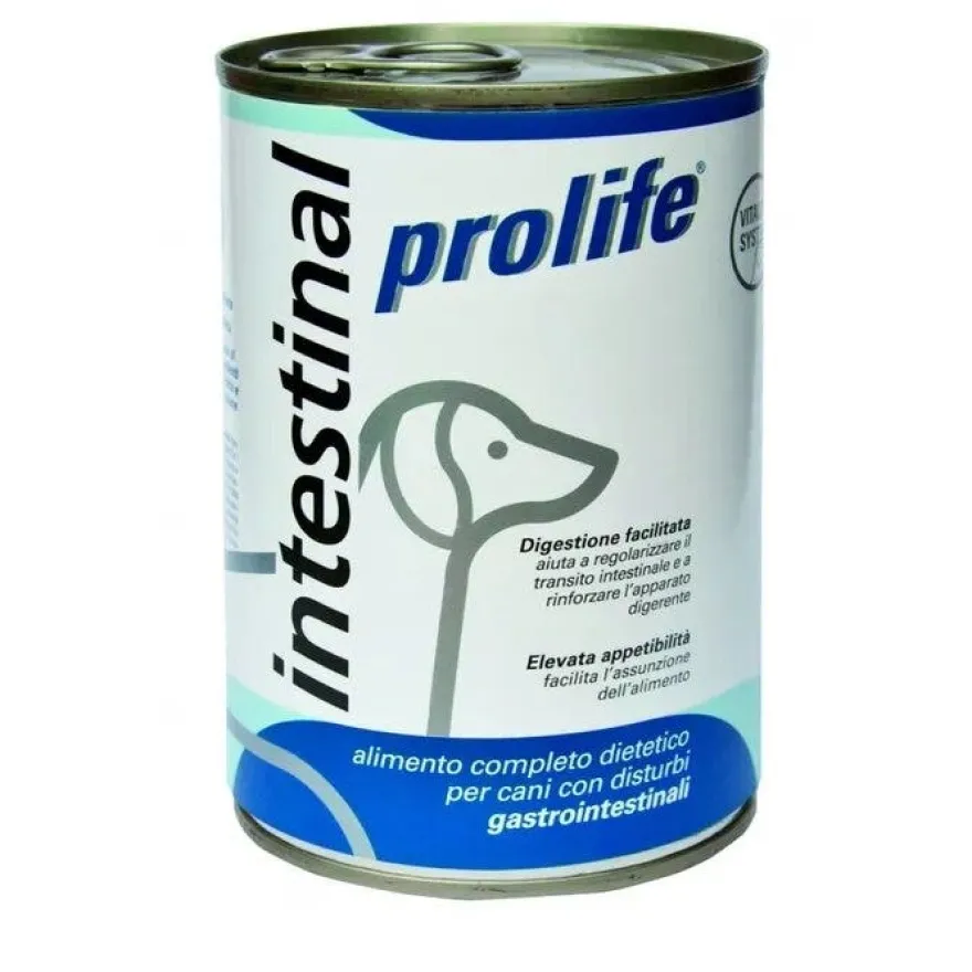 Prolife Dog Vet Intestinal Sensitive Cibo Umido Per Cani Lattina 400g