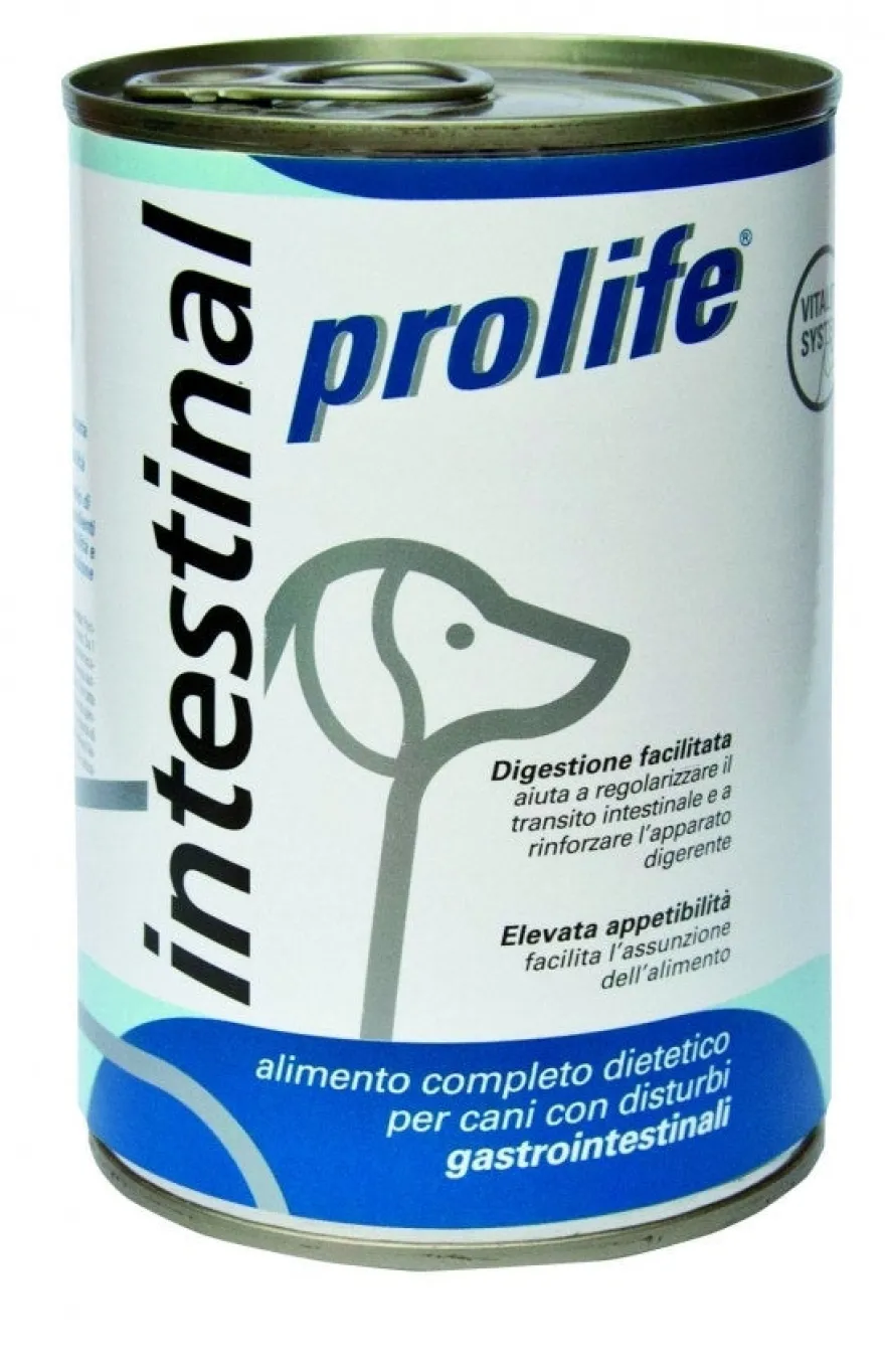 Prolife Dog Vet Intestinal Sensitive Cibo Umido Per Cani Lattina 400g