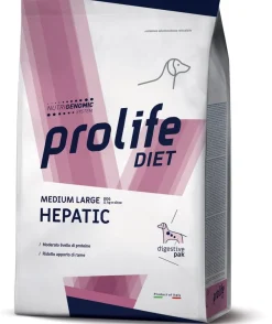 Prolife Hepatic Diet Cibo Secco Per Cani Taglia Media/Grande Sacco 8Kg