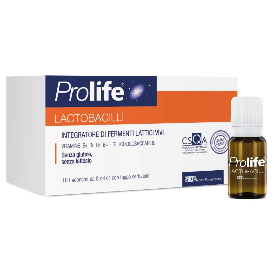 Prolife Lactobacilli 10 Flaconi 8ml: Integratore per la Flora Intestinale