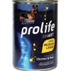Prolife Smart Pollo Fresco Con Riso Cibo Umido Per Cani Adulti Taglia Medio/Grande Lattina 800g