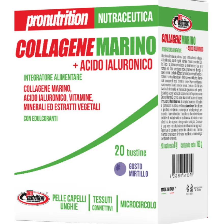 Pronutrition Collagene Marino + Acido Ialuronico 20 Bustine