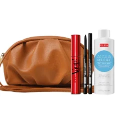 Pupa Kit Mascara Vamp! Sexy Lashes 12ml + Definition Eyes 1 Matita + Acqua Micellare 200ml + Pochette