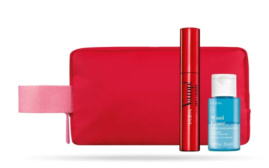 Pupa Kit Vamp! Mascara Sexy Lashes + Struccante Bifasico Wand Eraser 50ml