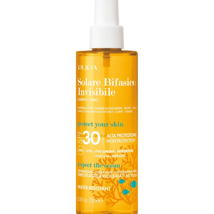 Pupa Solare Bifasico Invisibile Corpo E Viso SPF30 200ml
