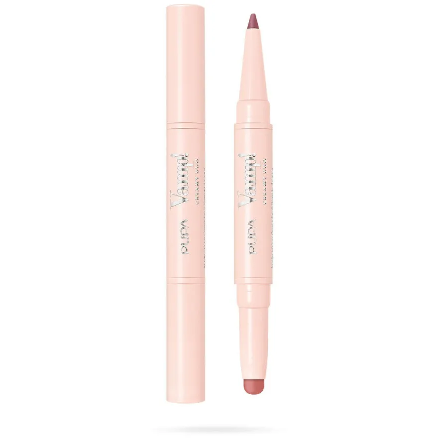 Pupa Vamp! Creamy Duo Matita Labbra Contouring & Rossetto Brillante 006 Deep Rose